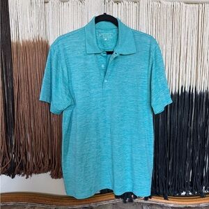 Heathered turquoise Bermuda Sands polo; perfect condition